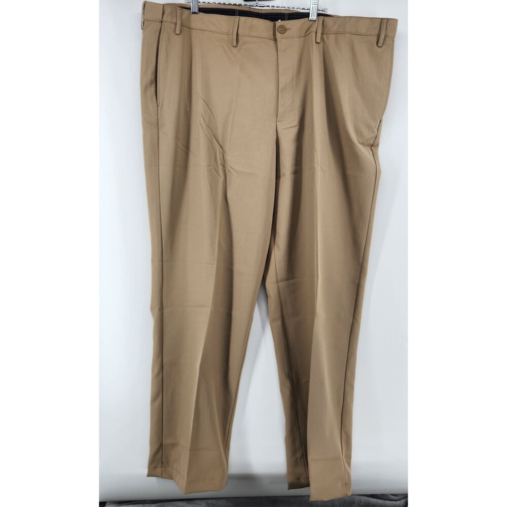 Lands End Traditional Fit Khaki Chino Pants Mens 46x32 Beige